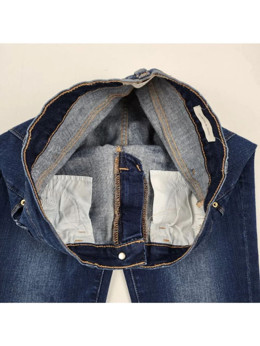 Frame Pants Womens 28x29 Blue Le Skinny de Jeanne Denim USA